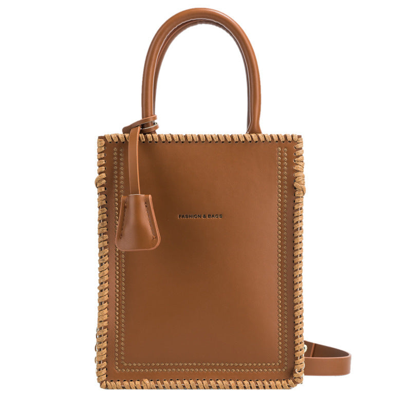 Women's Hand-woven Homemade Materials Company Community Activities Made Women's Messenger Bag
