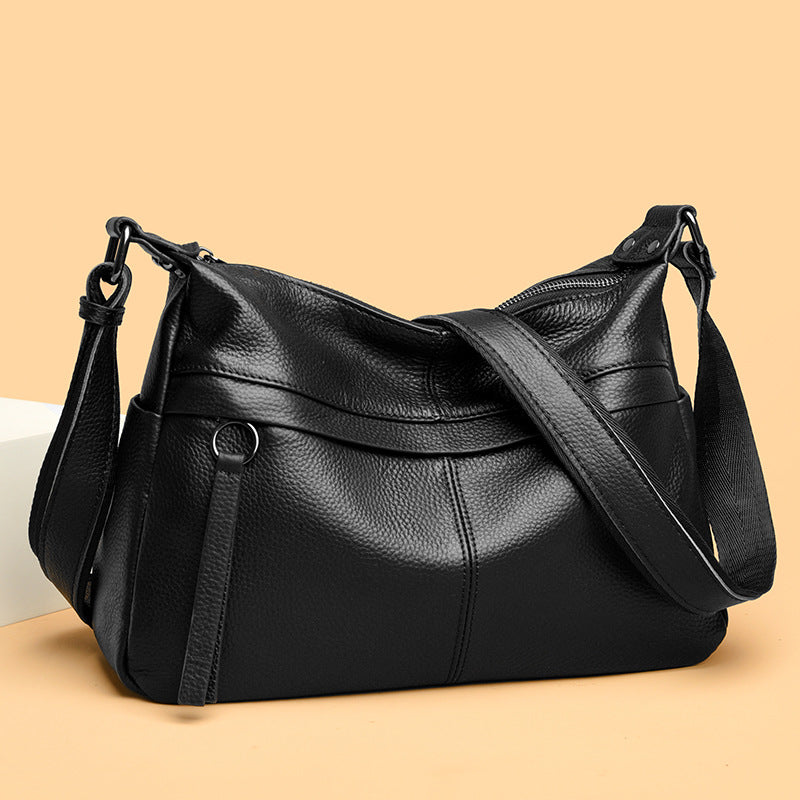Women's Genuine Leather Large Capacity Versatile Fashion Shoulder Bags
