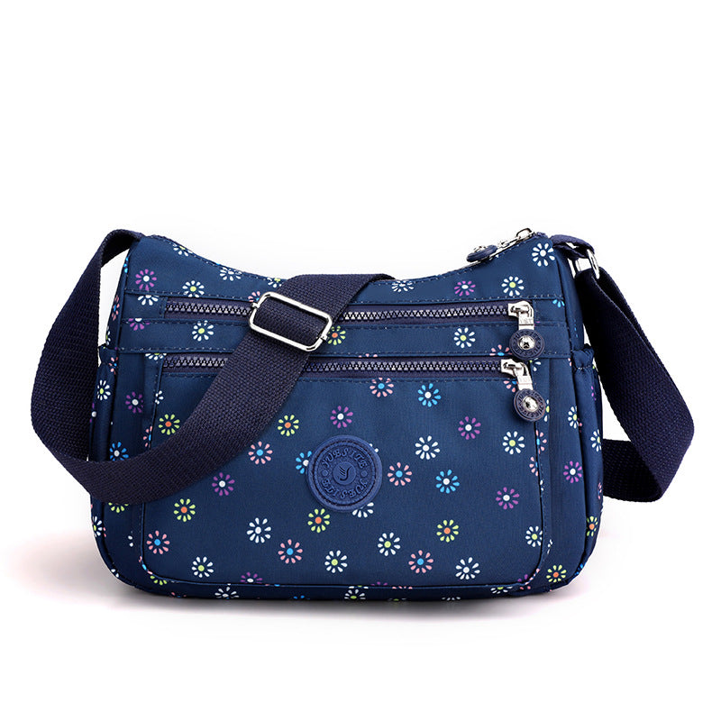 Printed Korean Style Fashionable Waterproof Simple Chic Large Women's Messenger Bag