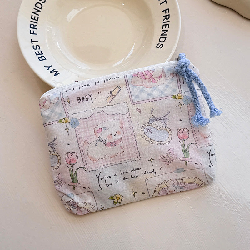Korean Style Fresh Portable Mini Buggy Cosmetics Cosmetic Bags