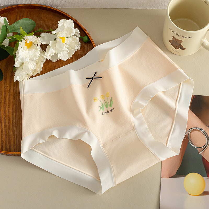 Women's You Like Comfortable Cotton Underwear Printed Panties
