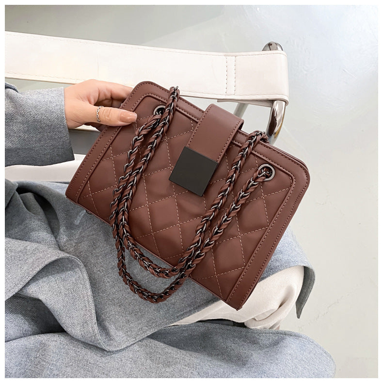Women's Large Capacity Trendy Today Popular Rhombus Shoulder Bags