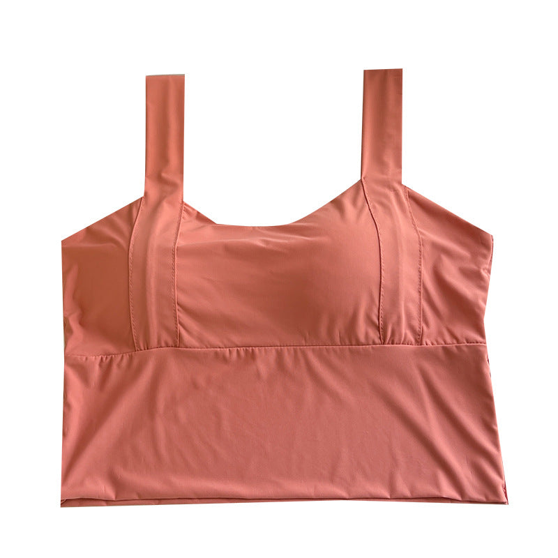 Women's Silk Back Shaping Underwear Tube Top Tanks Camis