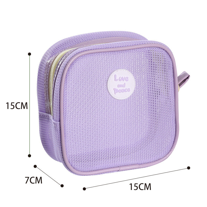 Mesh Wash Convenient Storage Beach Portable Makeup Bag