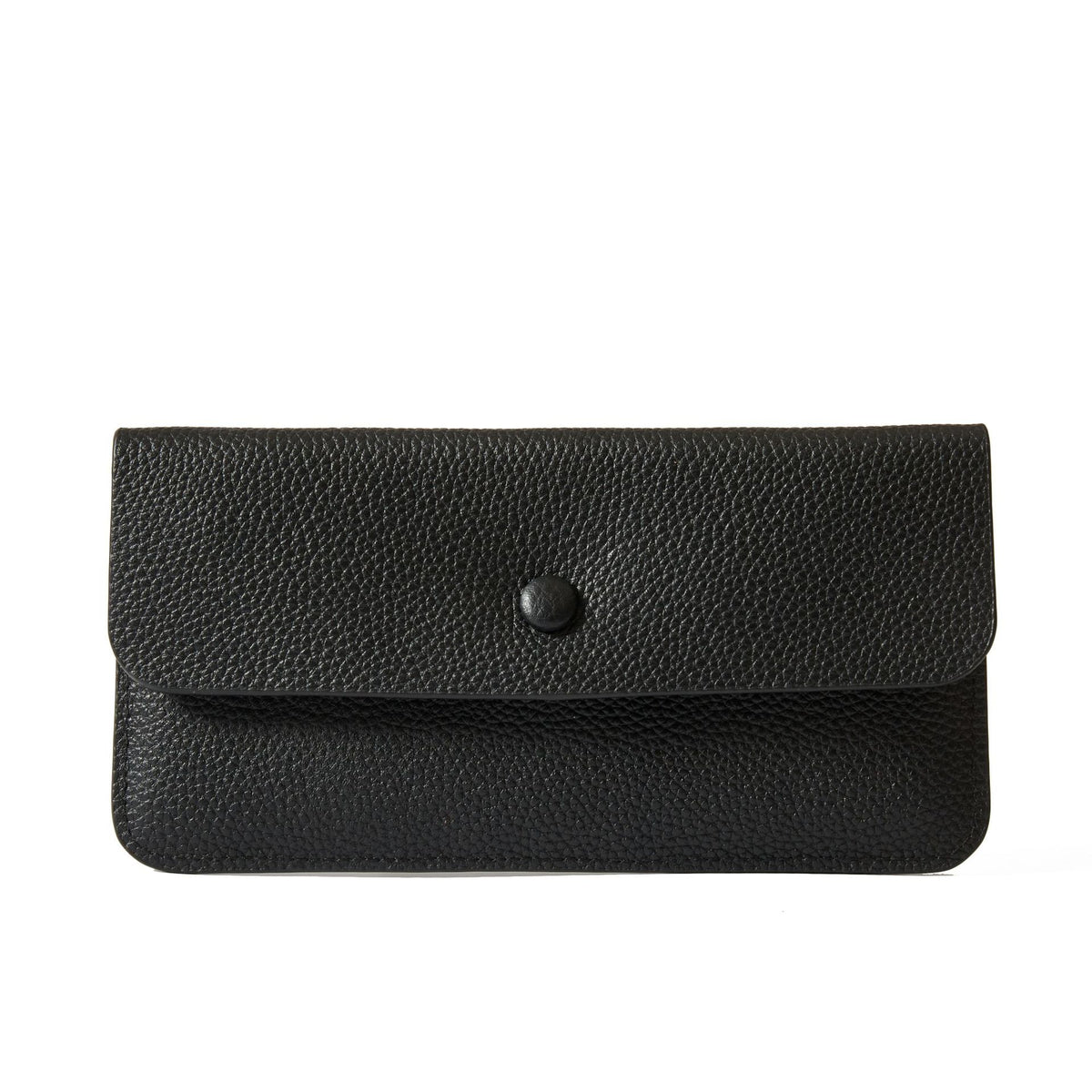 Women's Envelope Yellow Long Cowhide Clutch Leather Bags