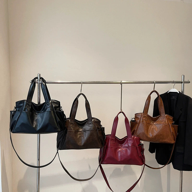 Lady Temperament Large Capacity Textured Fashion Women's Shoulder Bag