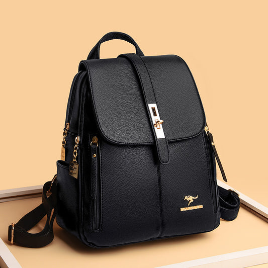 Women's Korean Simple Fashion Large Capacity Backpacks
