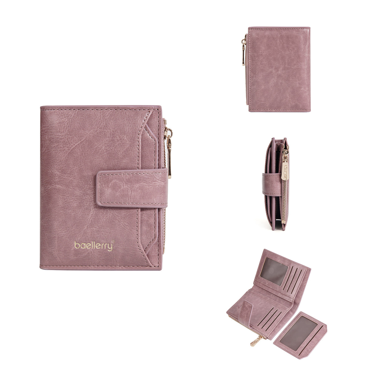 Women's High-grade Integrated Oil Fashion Female Card Holder