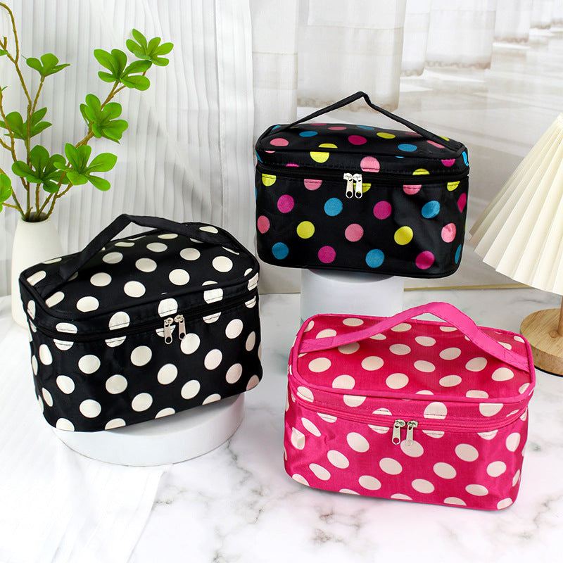 Classic Clutch With Mirror Storage Wash Cosmetic Bags