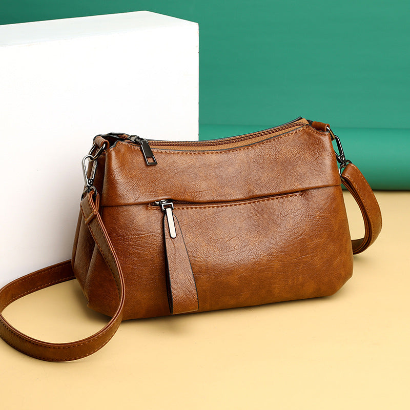 Women's Korean Fashion Simple Trendy Mom Elegant Crossbody Bags