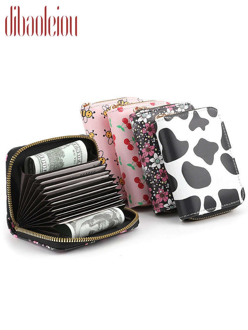 Women's Large Capacity Exquisite Zipper For Card Holder