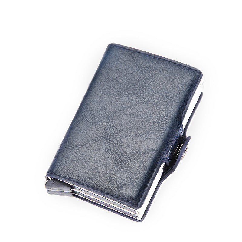 Men's Carbon Fiber Metal Automatic Pop-up Men's Wallets