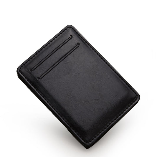 Men's Magic Business Clip Large Capacity Certificate Card Holder