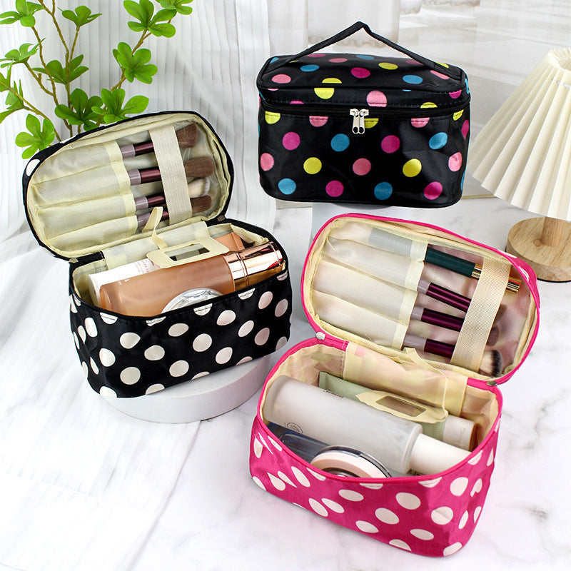 Classic Clutch With Mirror Storage Wash Cosmetic Bags