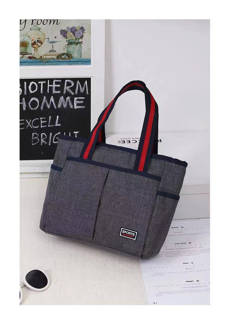 Women's Canvas Mummy Shopping Change Large Capacity Handbags