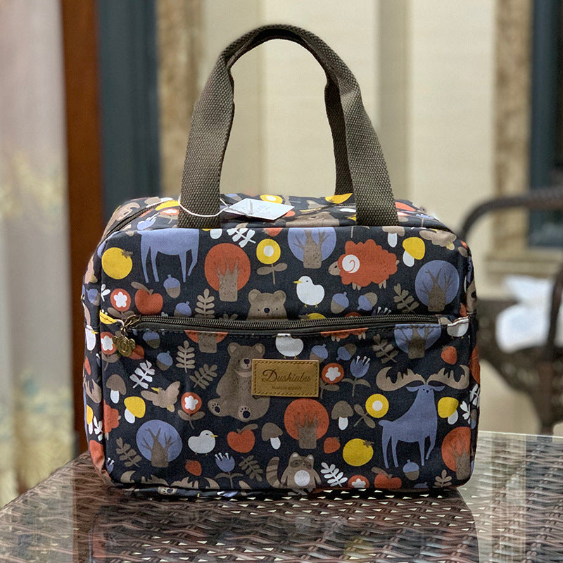 Korean Thick Waterproof Large Capacity Lunch Box Bags