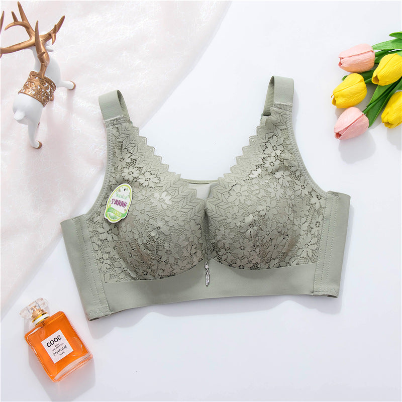 Top Full Coverage Breast Holding Adjustable Thin Bras