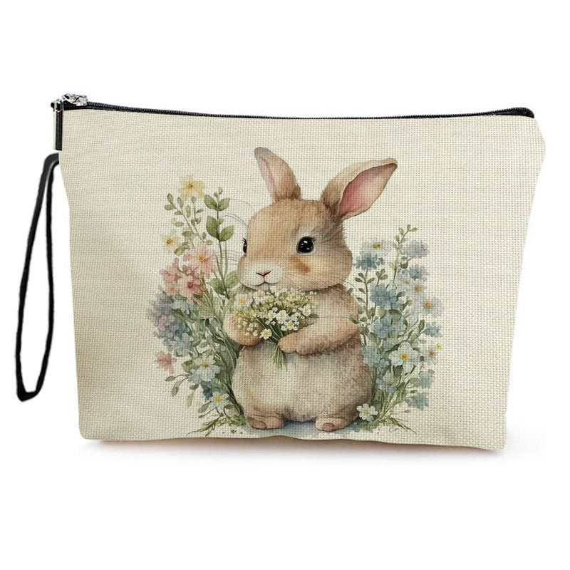 Easter Carrying Home Zipper Wash Storage Cosmetic Bags