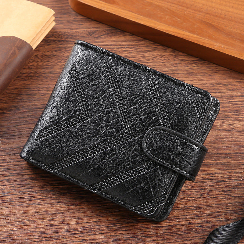 Men's Horizontal Business Fashion Large Capacity Multifunctional Card Holder