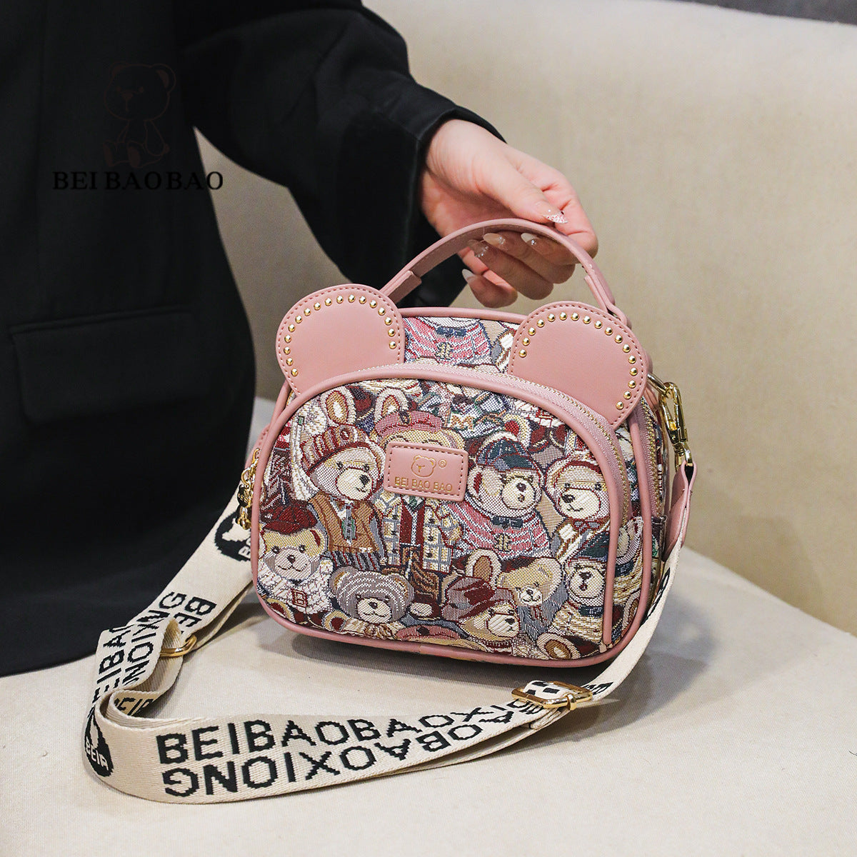 Pretty Beautiful Women's Source Round Fashion Women's Messenger Bag