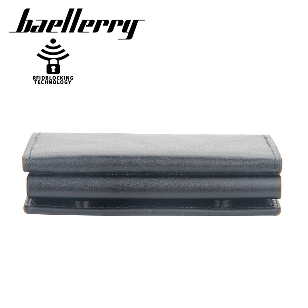 Men's Aluminum Box Short Automatic Pinball Pocket Card Holder