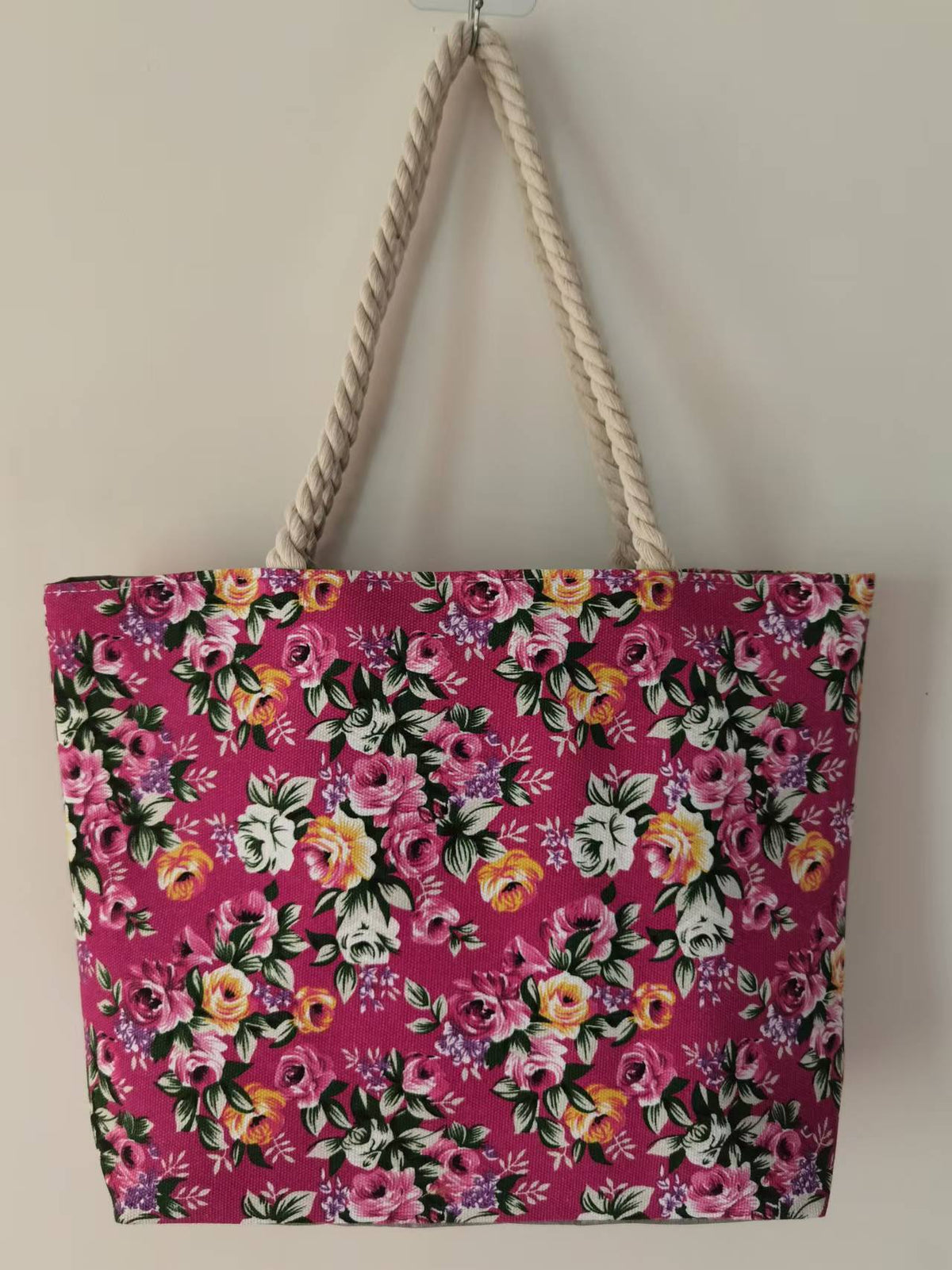 Women's Printed Canvas Flower Cloth Fashion Ethnic Style Large Capacity Women's Shoulder Bag