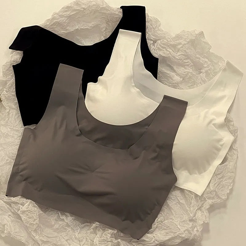 Women's Development Middle School Tube Top Shockproof Bras