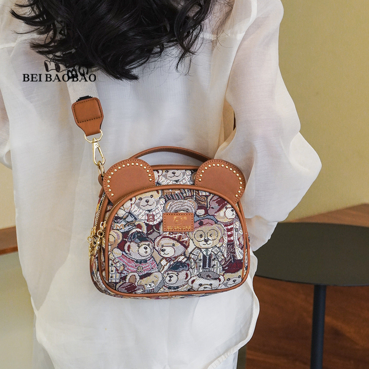Pretty Beautiful Women's Source Round Fashion Women's Messenger Bag