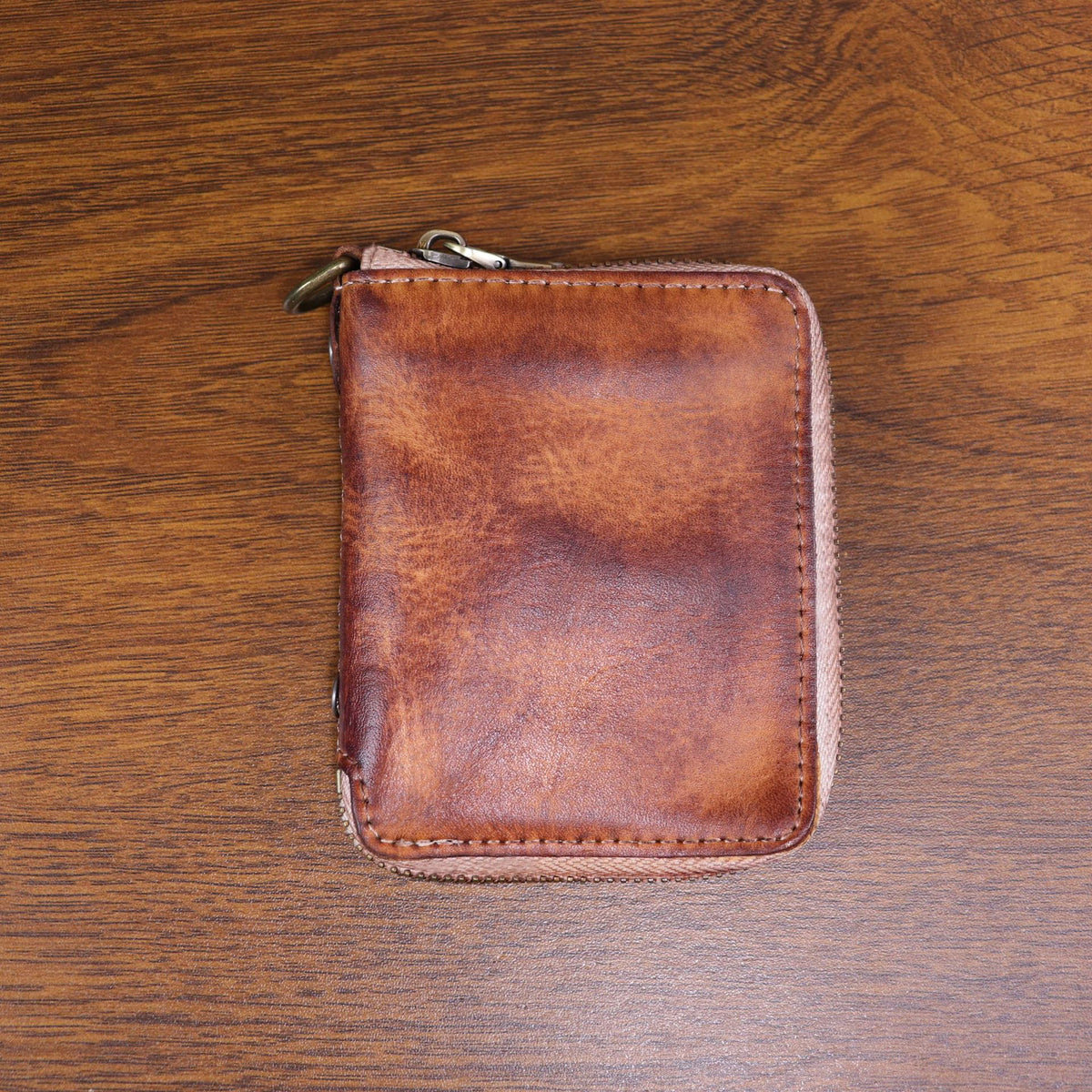 Men's Short Genuine Leather Simple Vertical First Layer Cowhide Men's Wallet