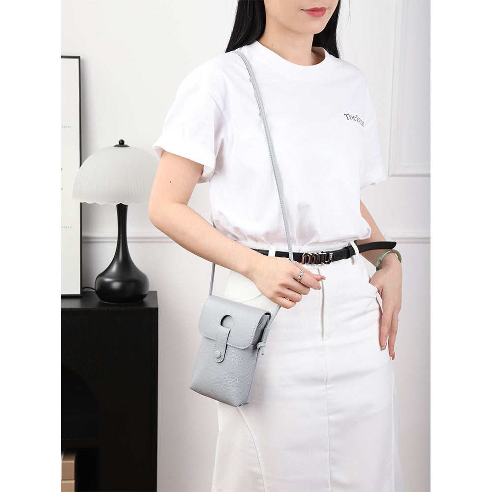 Women's Genuine Leather Mobile Summer Lightweight Fashion Large Phone Bags