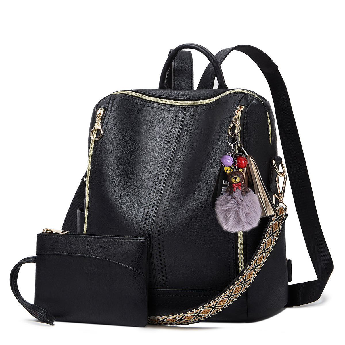Women's Summer Retro Style Practical Two-piece Set Women's Messenger Bag