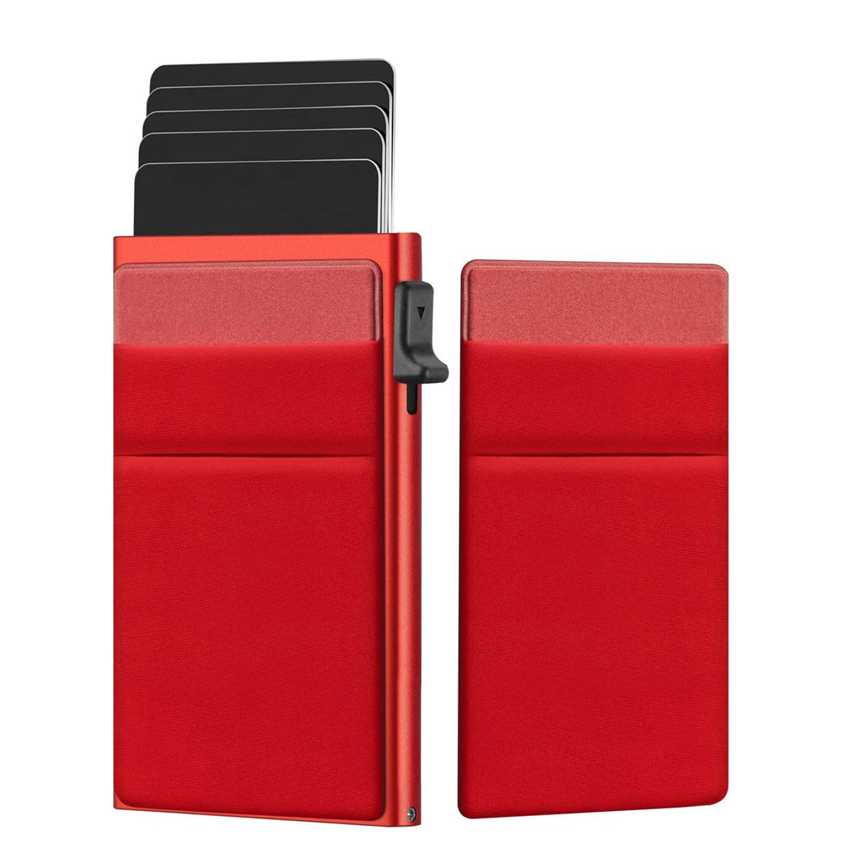 Push Metal Cartridge Swiping Aluminum Alloy Card Holder