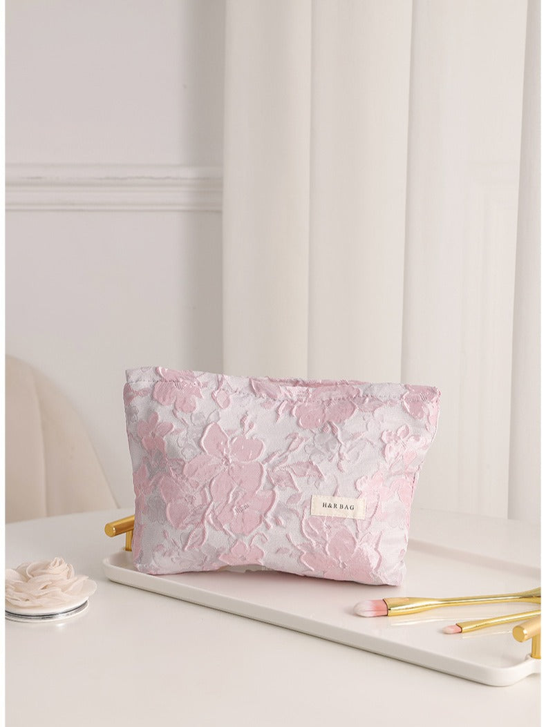 Sweet Potato Flower Yarn-dyed Portable Clutch Bags