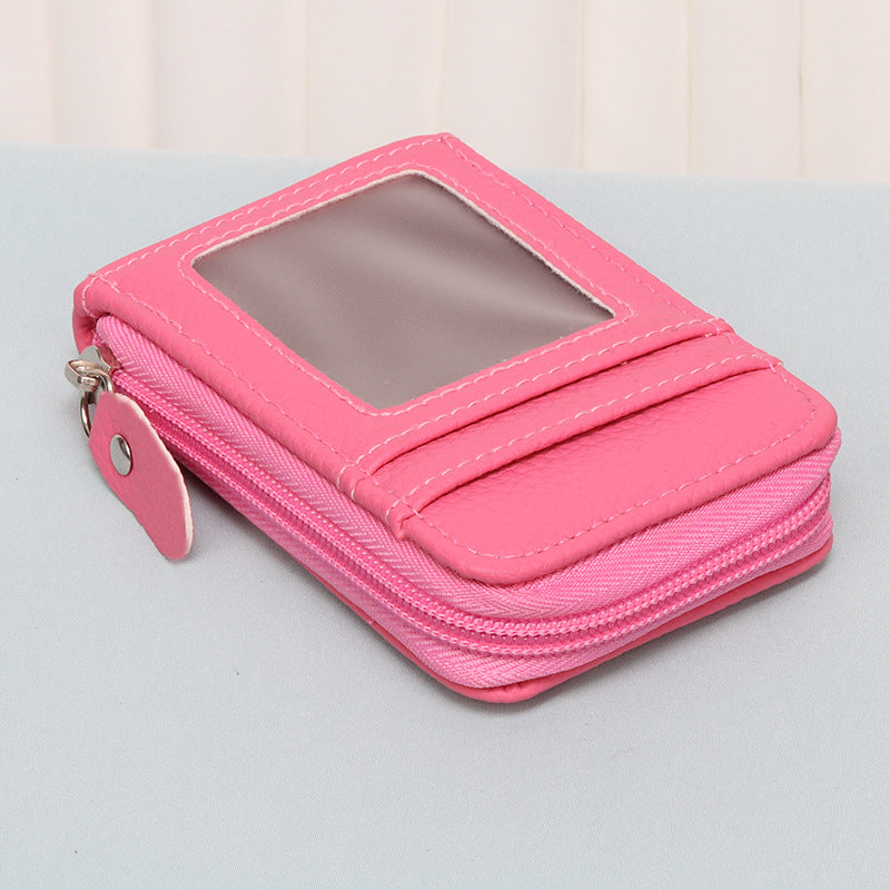 Women's Exquisite Fashion Large Capacity Bank Card Holder