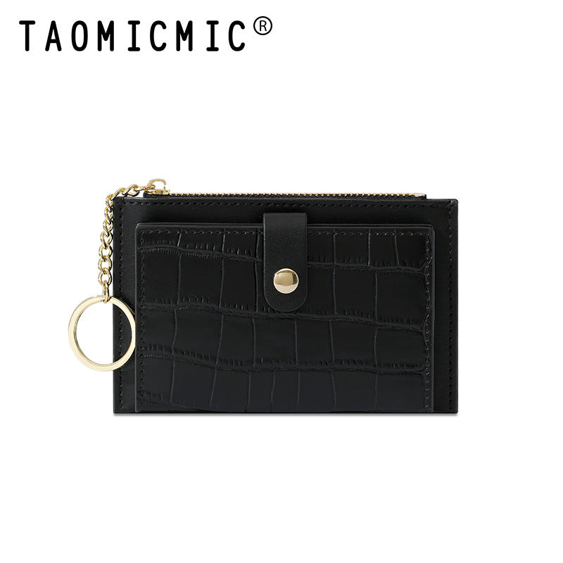 Mini Female Multiple Slots Creative Zipper Coin Purses