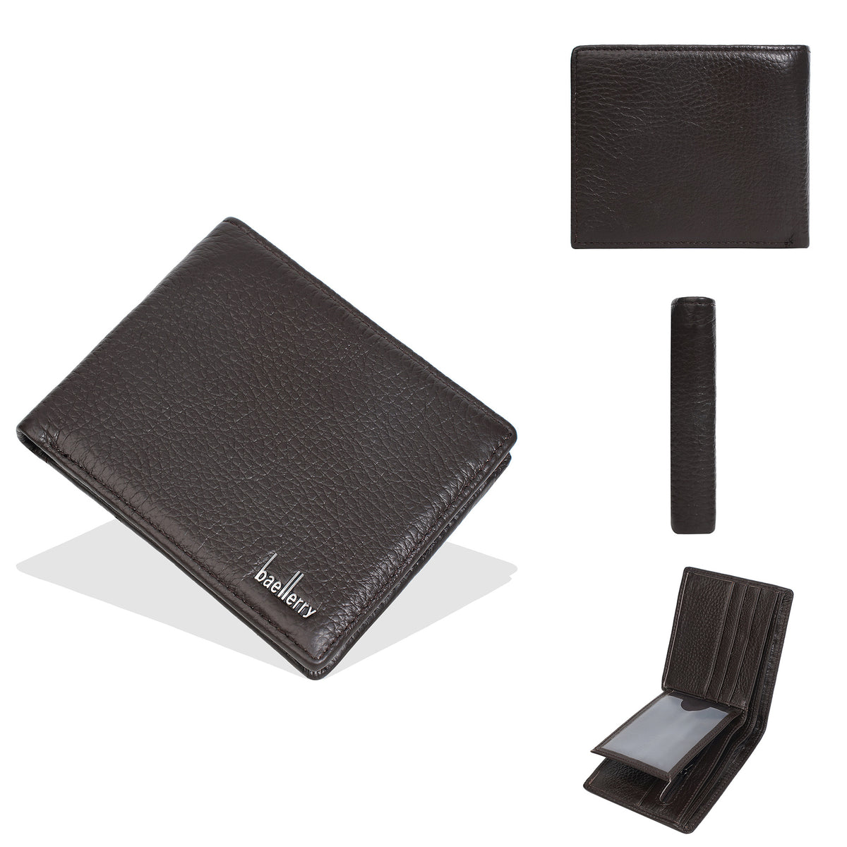 Men's Genuine Leather High-grade Multiple Slots Business With Men's Wallet