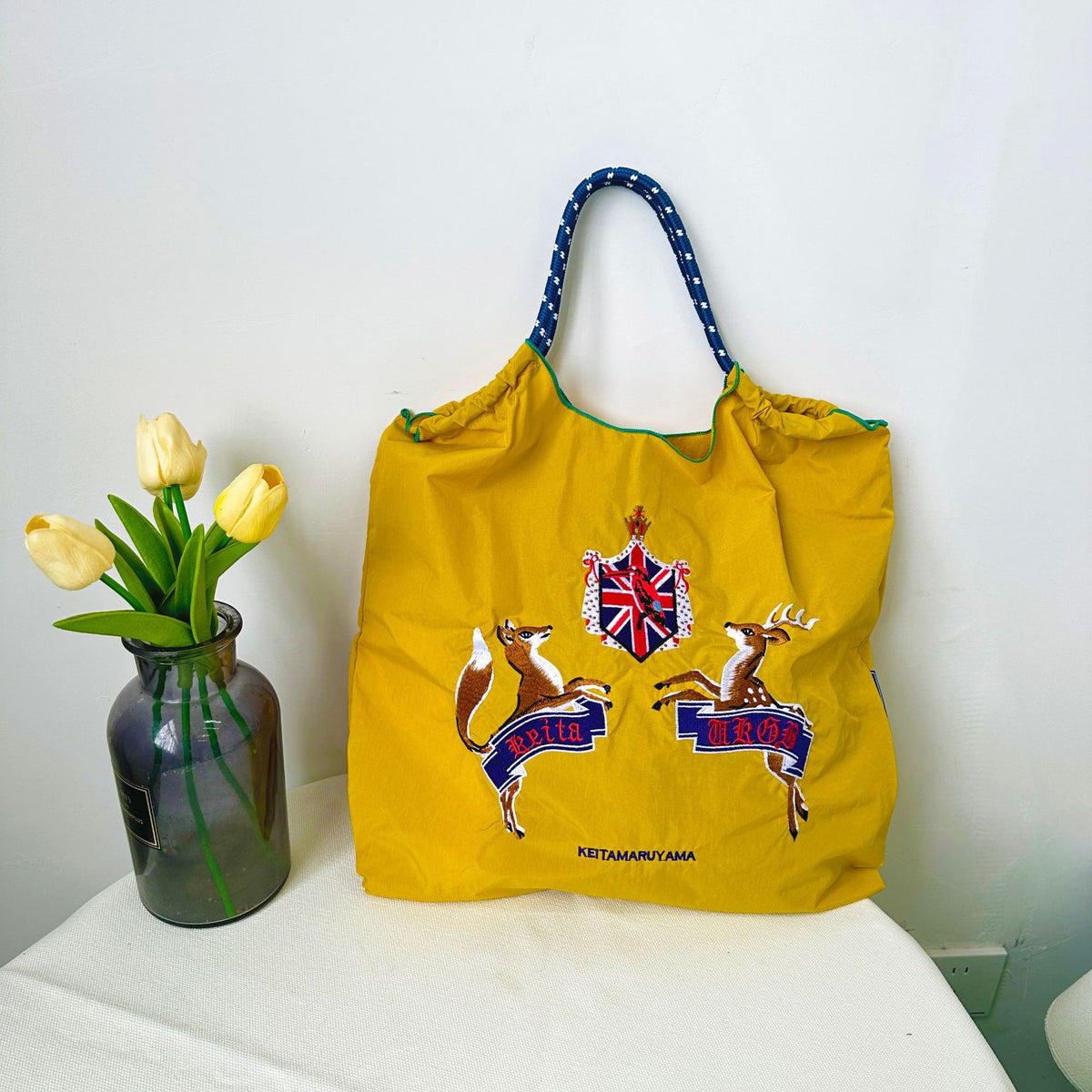 Nylon Embroidered Fashion Niche Large Capacity Women's Shoulder Bag