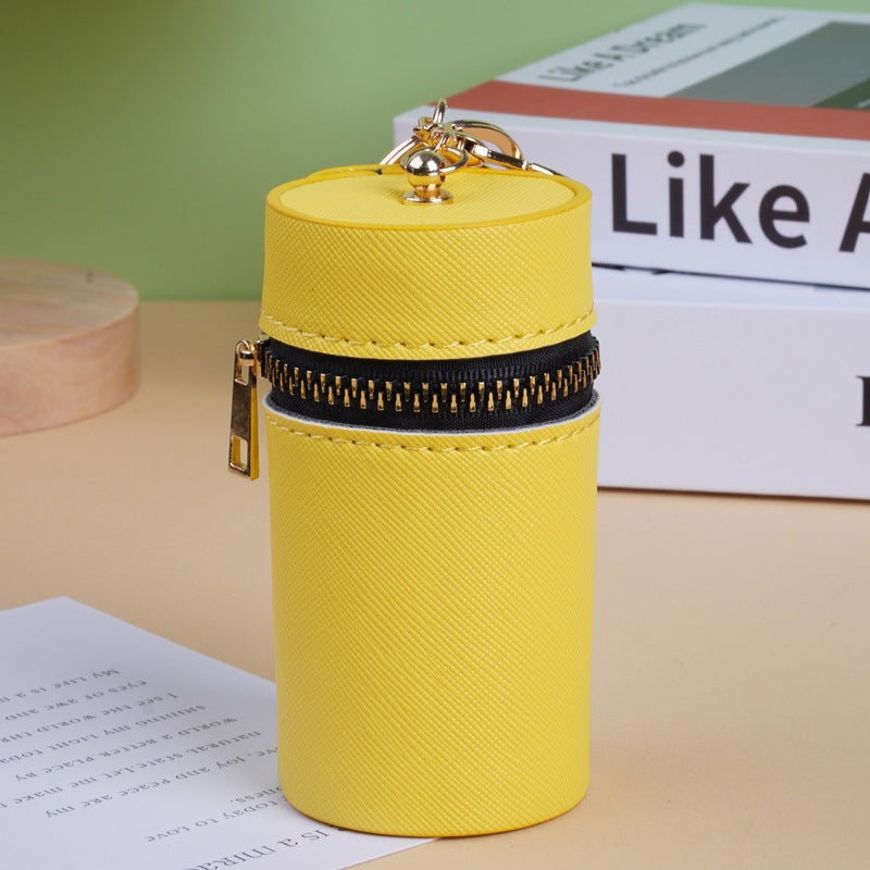 Fashion Retro Cylinder Portable Earphone Car Bags