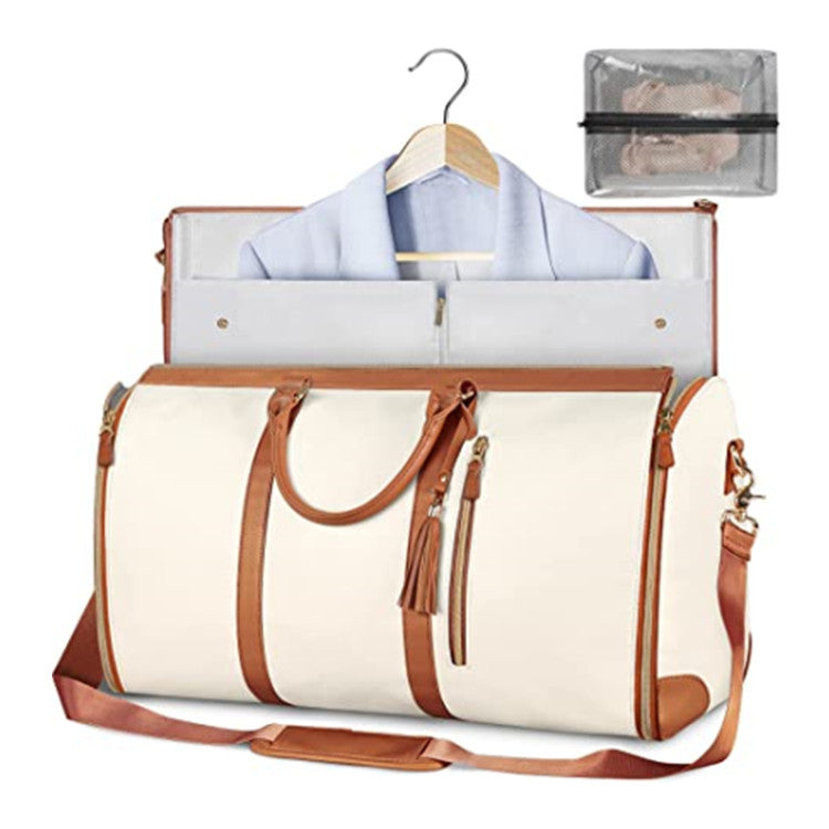 Women's Convenient Carry-on Garment Large Leather Fashion Travel Bags