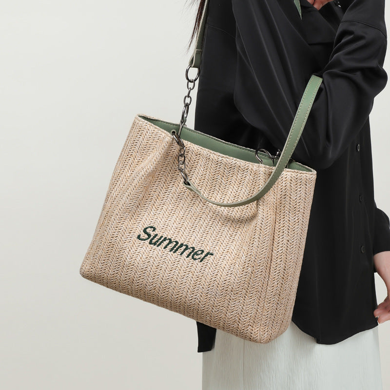 Women's Summer Large Capacity Portable Big Commuter Women's Shoulder Bag