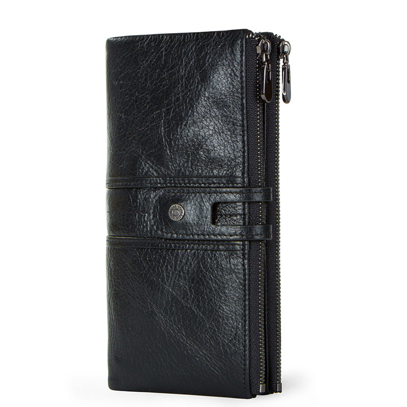 Women's Angel Fashion Cowhide Long Female Genuine Ladies Wallet