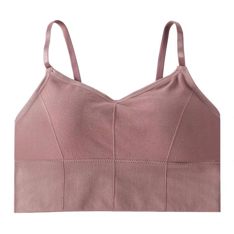 Women's Kaka Big Backless Bandeau Vest Seamless Bras