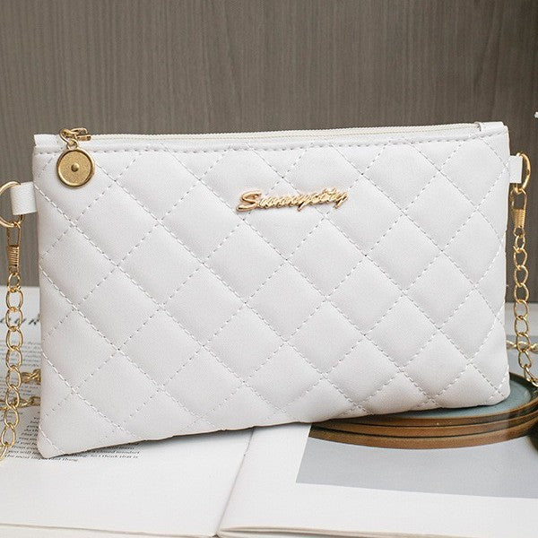 Classy Charming Women's Rhombus Chain Embroidered Women's Shoulder Bag
