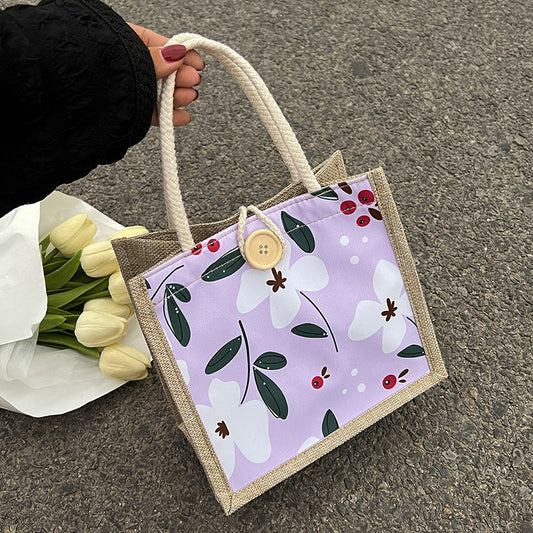 Out Durable Portable Lunch Box Female Hand Carrying Handbags