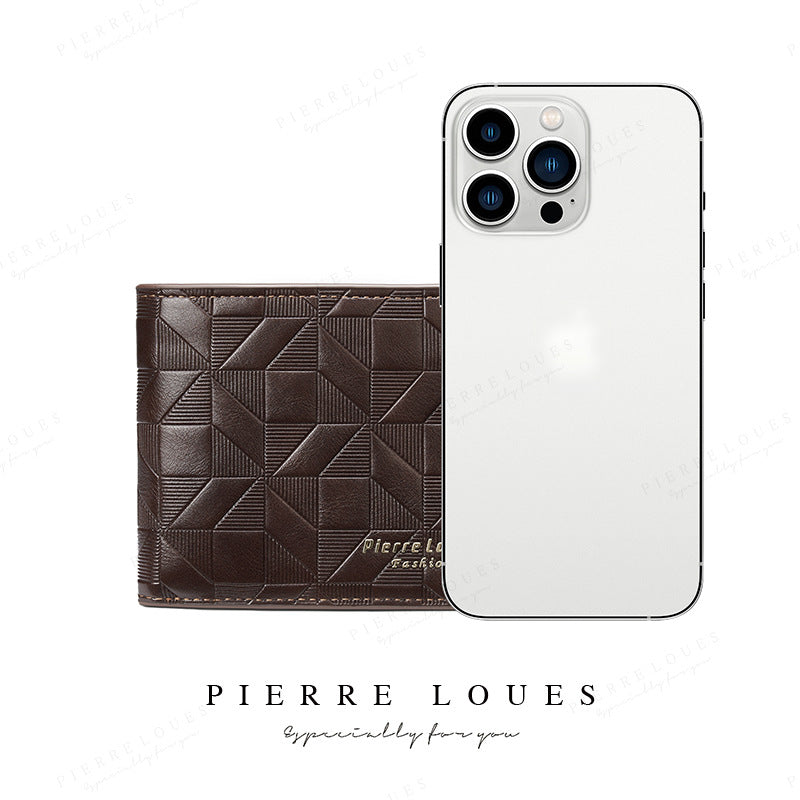 Men's Short Multiple Slots Business Horizontal Soft Men's Wallet