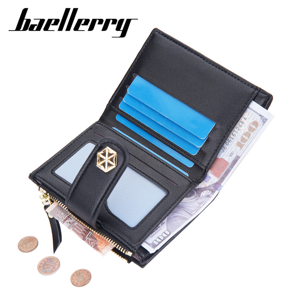 Women's No Multiple Slots Korean Short Ladies Wallets
