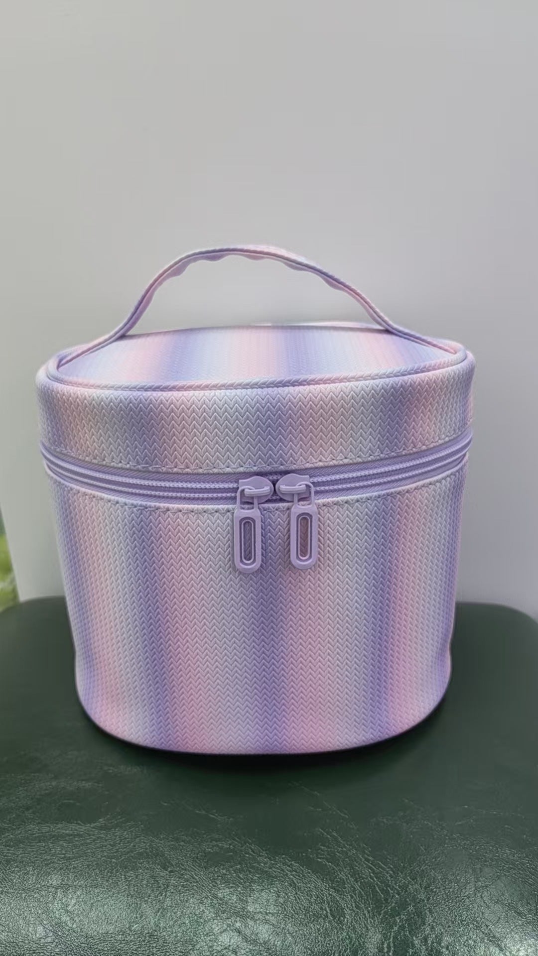 Transparent Striped Rainbow Portable Storage Wash Bags