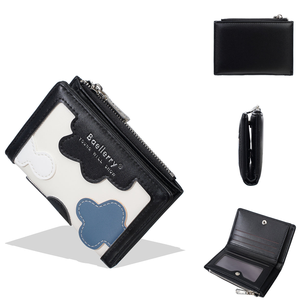 Women's Short High-grade Contrast Color Cartoon Fashion Fresh Ladies Wallet