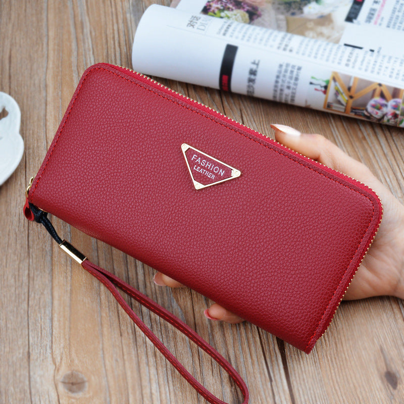 Lady Large Capacity Soft Wrist Long Ladies Wallet