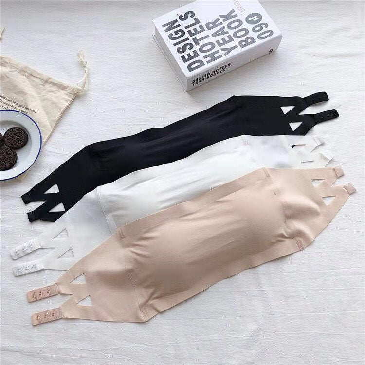 Women's Strapless Undershirt Tube Top Underwear One Tanks Camis